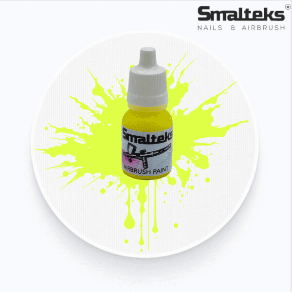 Pintura Aerografía FLUO 01 Amarillo Smalteks – 10ml
