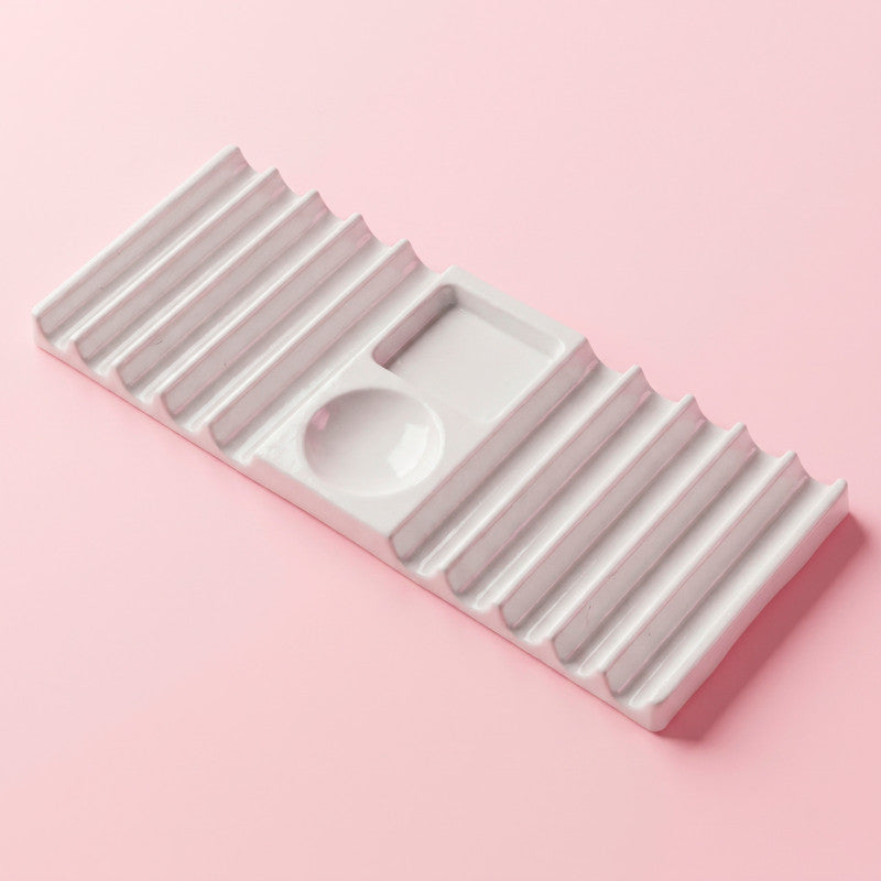 BANDEJA ORGANIZADORA BLANCA PARA TIPS DUAL FORMS - ILLUSION BEAUTY