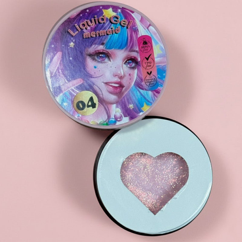 Gel en bote - Liquid Gel MERMAID 04 - Illusion Beauty 30ml - COVER