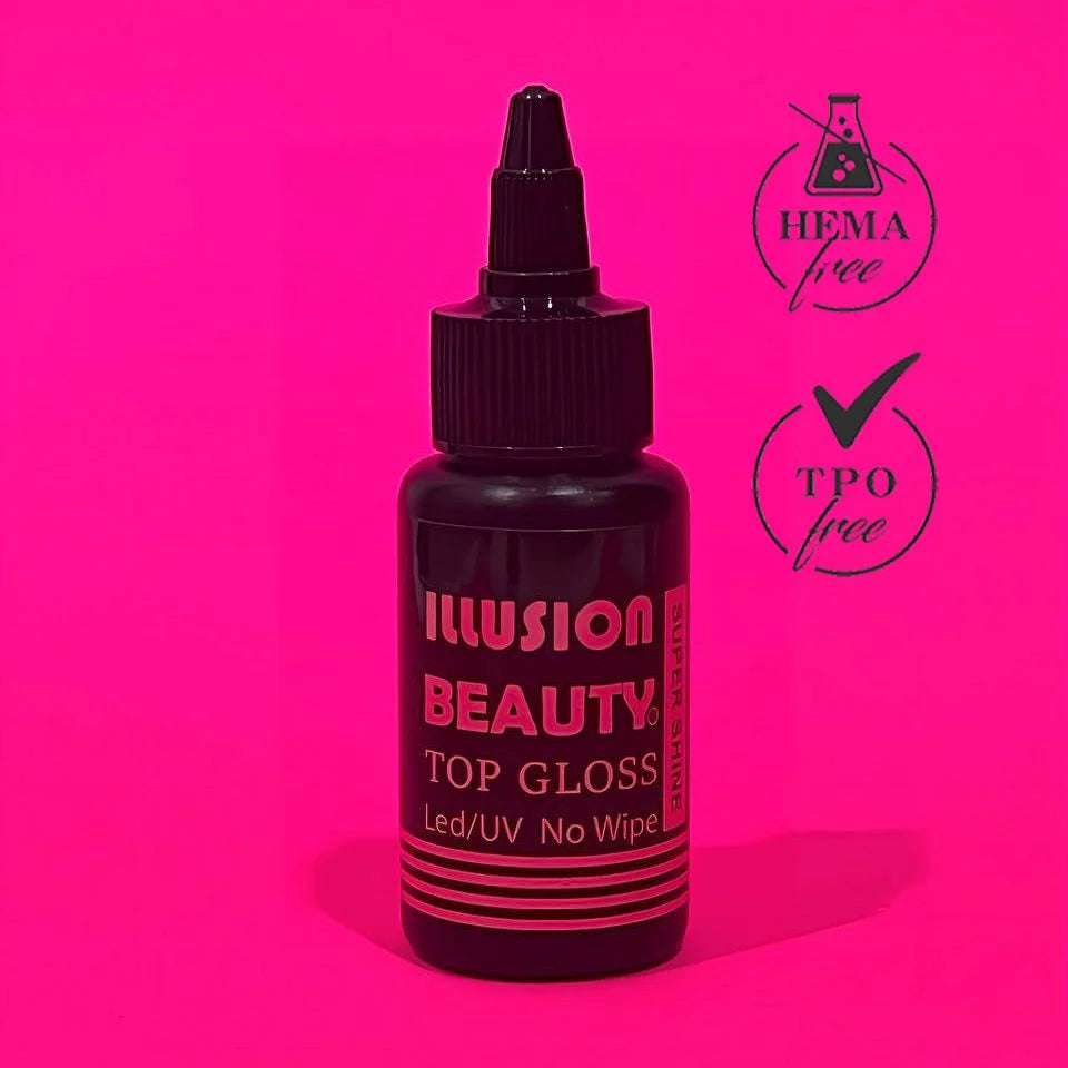 Finalizador Top GLOSS No Wipe illusion beauty – 50ml