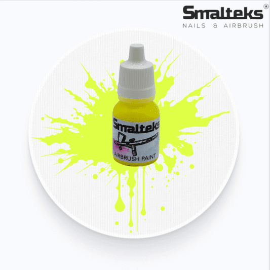Pintura Aerografía FLUO 01 Amarillo Smalteks – 10ml