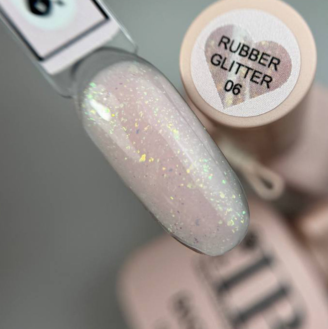 BASE RUBBER GLITTER 06 ILLUSION BEAUTY 10ml