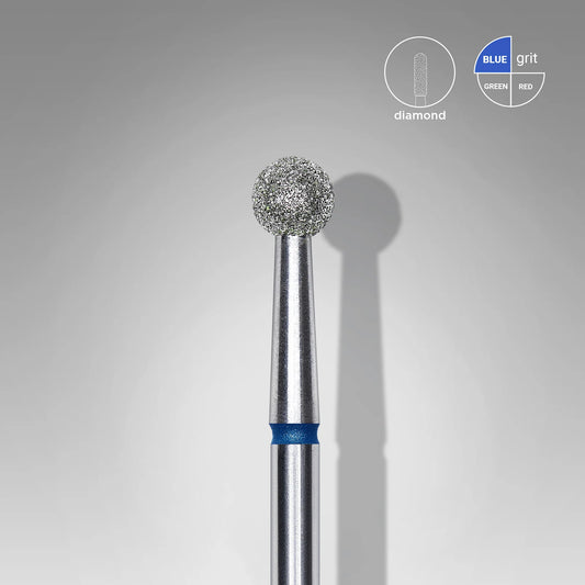 Fresa manicura Punta Diamante, «Bola» 4mm Staleks #28 SKU: FA01B040