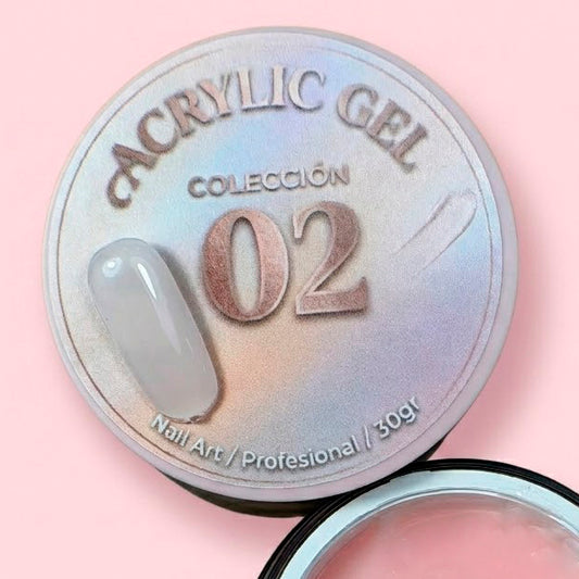 Acrylic Gel 02 Illusion Beauty (30gr) – Cover Semitranslúcido
