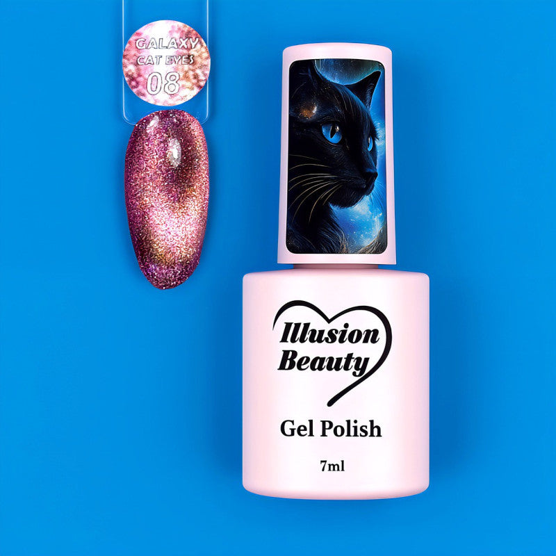 Esmalte semipermanente Galaxy - Cat Eyes 08 - Illusion beauty – 7ml