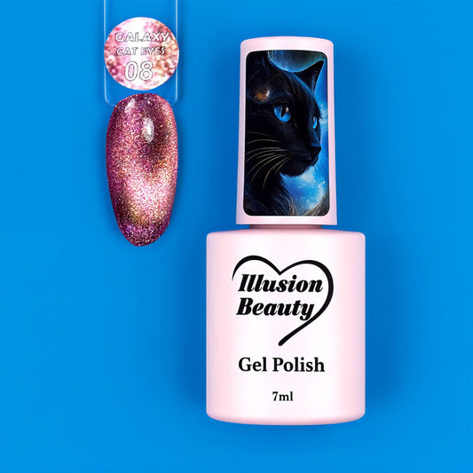 Esmalte semipermanente Galaxy - Cat Eyes 08 - Illusion beauty – 7ml