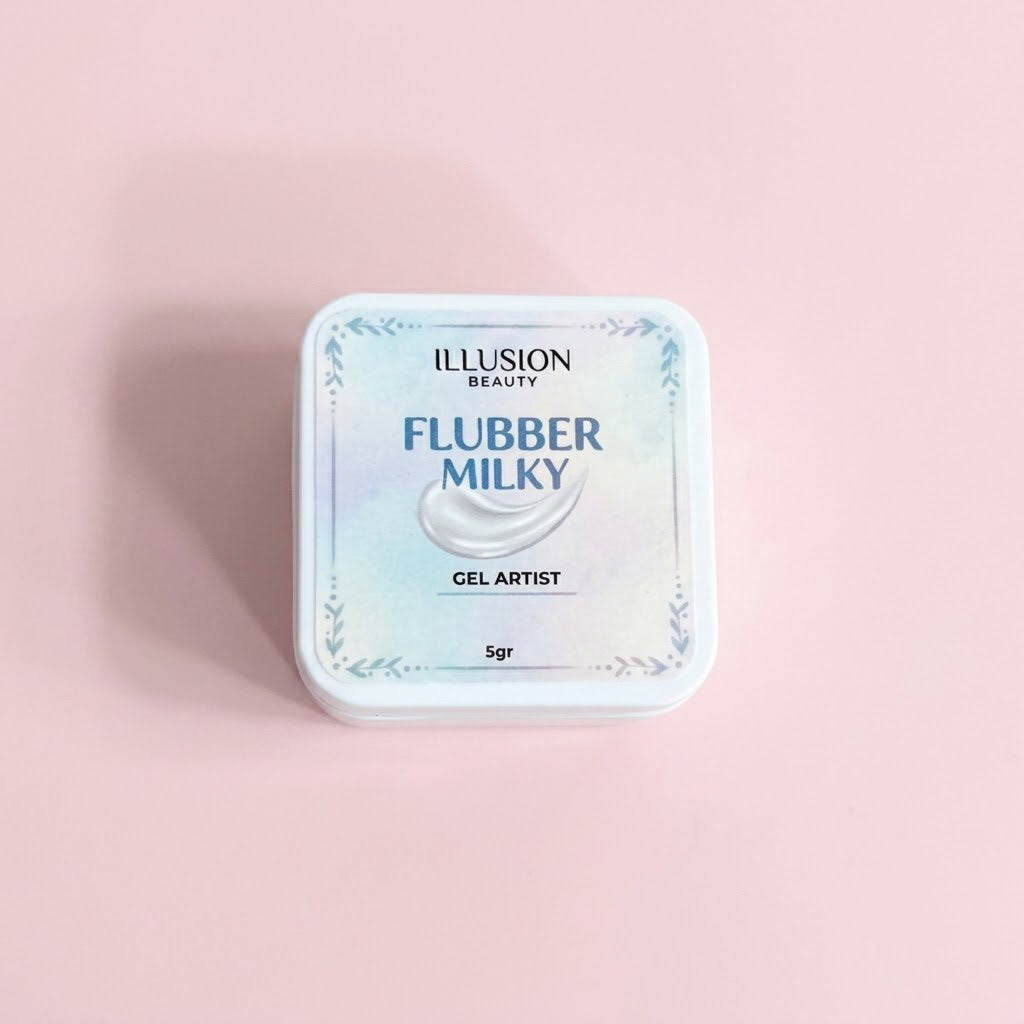 Gel para diseño relieve Flubber Milky illusion beauty – 5gr