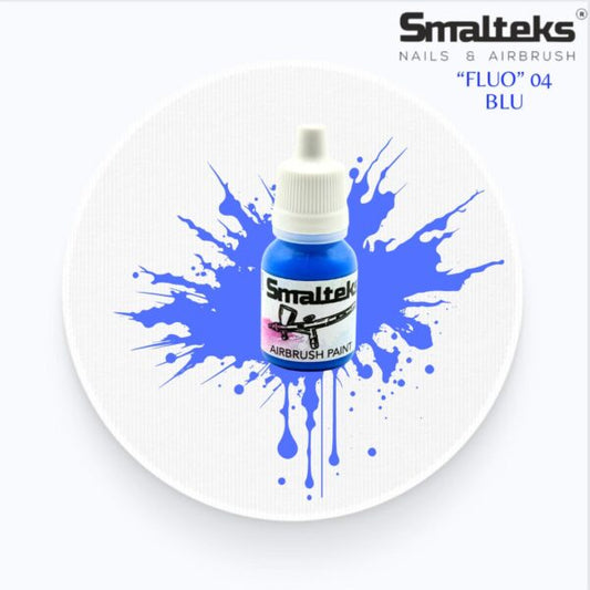 Pintura Aerografía FLUO 04 Blu Smalteks – 10ml