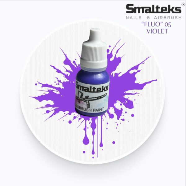 Pintura Aerografía FLUO 05 Violet Smalteks – 10ml