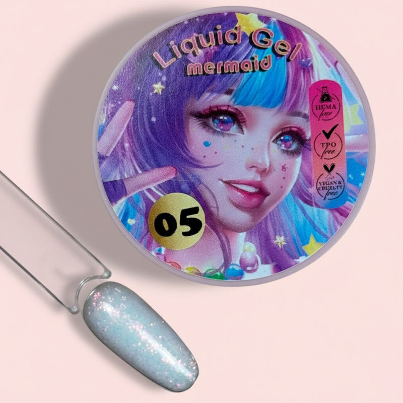 Gel en bote - Liquid Gel MERMAID 05 - Illusion Beauty 30ml - COVER