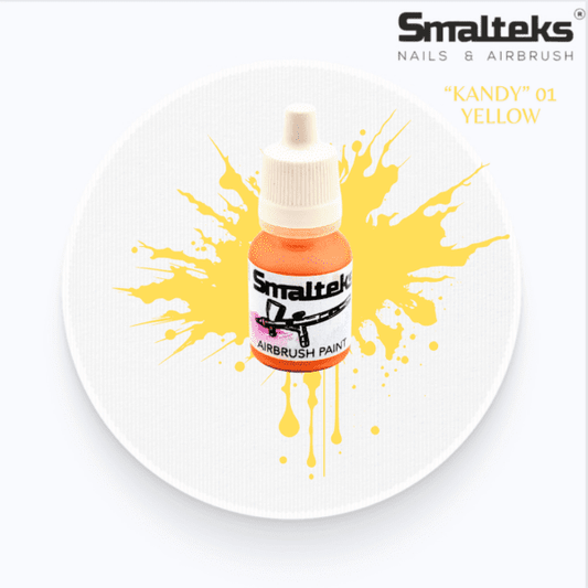 Pintura Aerografía KANDY 01 Yellow Smalteks – 10ml