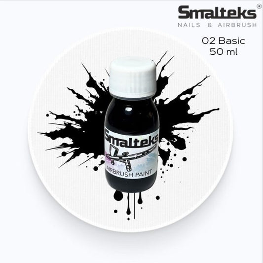 Pintura Aerografía BASIC 02 Negro Smalteks – 50ml