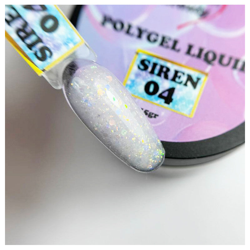PolyGel Líquido 04 SIRENE Illusion Beauty – 15ml base rígida